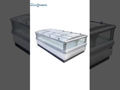 Open Deck Supermarket Display ตู้เย็น 1900L ละลายน้ำแข็งอัตโนมัติ 2 . ความสูง 05m