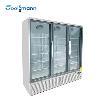 360L Vertical Showcase Freezer , Double Insulating Upright Display Freezer
