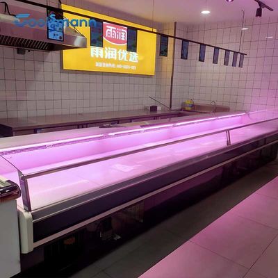 ตู้แช่โชว์เนื้ออิสระ 570L ตู้แช่อาหาร 0 - 5 ℃ ตู้โชว์