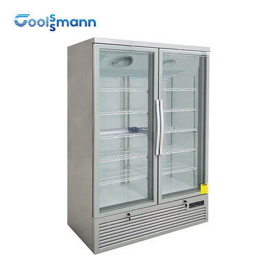 360L Vertical Showcase Freezer , Double Insulating Upright Display Freezer