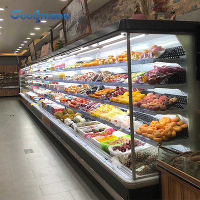 ตู้เย็นเปิดตู้โชว์ Chiller Merchandiser พร้อมแถบป้องกันการชนกัน